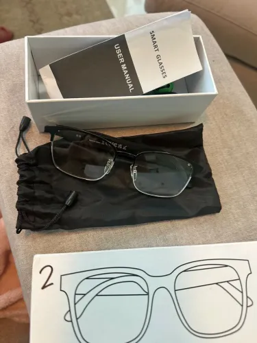 Óculos Inteligente Smart Glasses - Bluetooth com microfone e áudio aberto