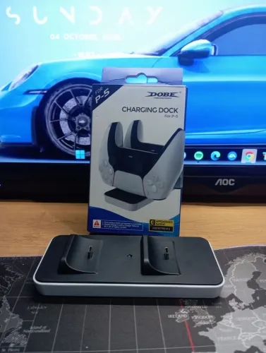 Dock de Carregamento PS5 Carrega 2 Controles DualSense .