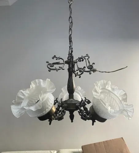 Lustre candelabro 5 pontas