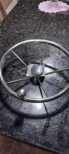 Volante barco inox náutico