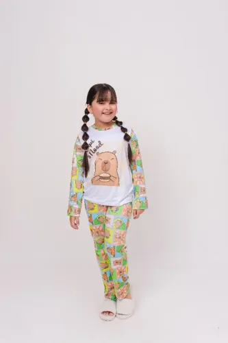 pijama infantil capivara menina tam 6