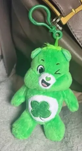 Kit Chaveiro Ursinho Carinhoso - Verde e Laranja Coração Cacau Show 