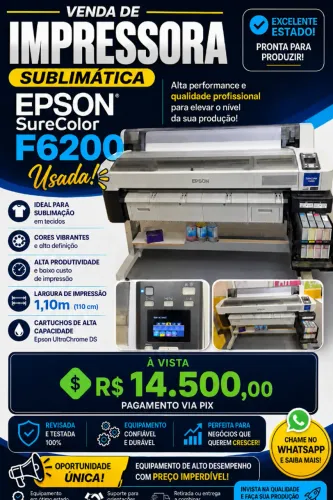 Impressora Epson SureColor F6200 Sublimação