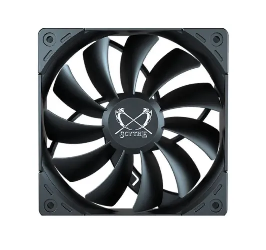 Kit com 3 ventoinhas Scythe Kaze Flex 120mm PWM Black (KF1225FD15B-P)