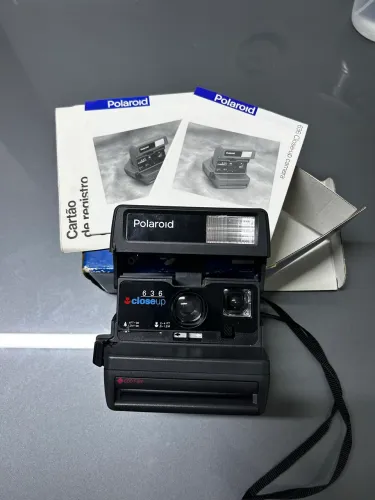 Câmera polaroid 636 close-up vintage!