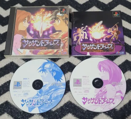 Jogo Thousand Arms Japonês Original para PS1 Playstation 1