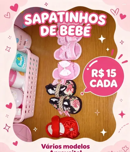 Lote sapatilhas de luxo veste 1-4 meses