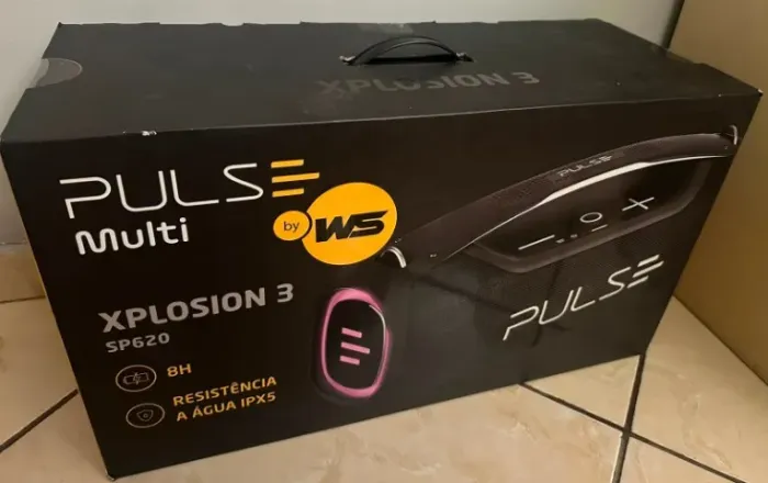Caixa de Som Xplosion 3 100W BT/USB/AUX/TWS Pulse - SP620