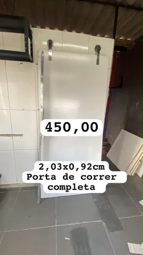 Portas de correr completa