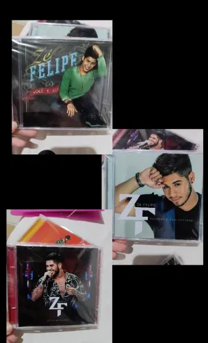 Box 7 CDs Originais cantor Zé Felipe