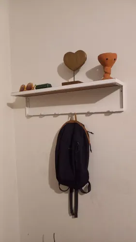 Prateleira estilo industrial ferro e MDF