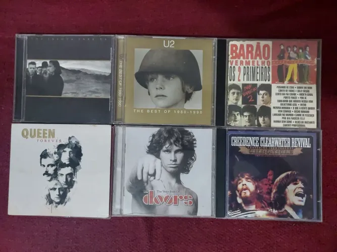 Lote de CDs de rock