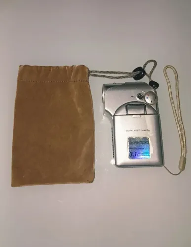 Câmera Vintage Tekpix i-DV5000 - Anos 2000 (Ainda Funcionando)