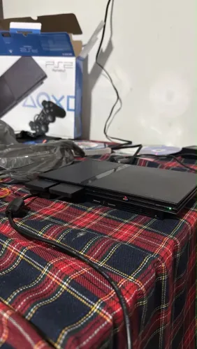 PlayStation 2 slim leitor 100%