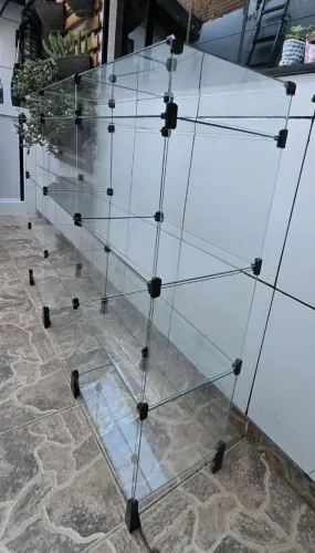 Balcão de vidro