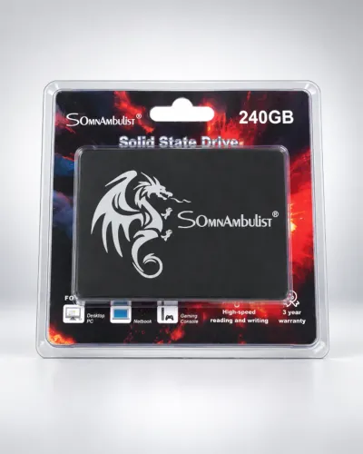 SSD SomnAmbulist 240GB SATA III 2.5" para PC e Notebook
