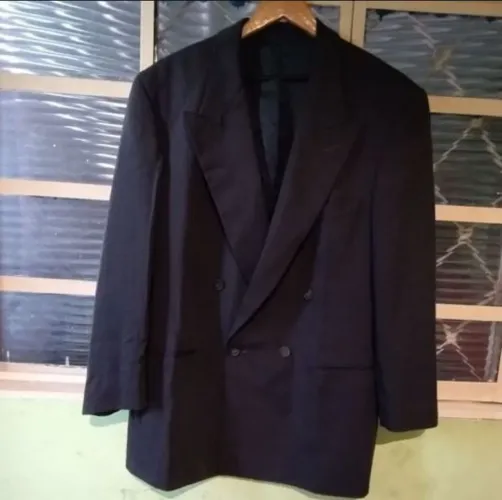 blazer preto masculino luigi bertolli