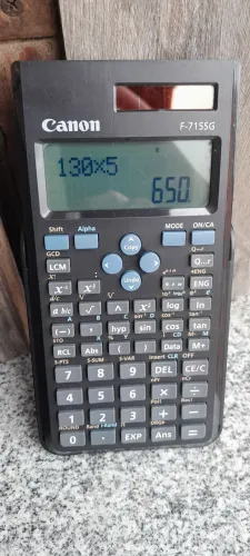 CALCULADORA CIENTÍFICA ( CANON)
