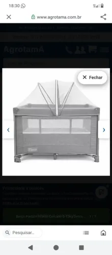Berço portátil chiqueirinho