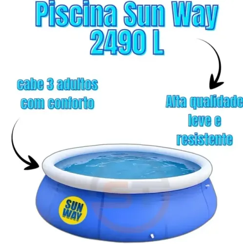 Piscina inflável redonda