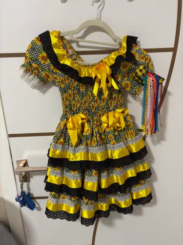 Vestido infantil arraial 
