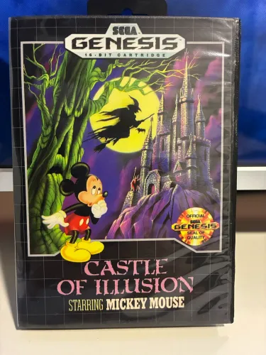 CASTLE OF ILLUSION MICKEY - JOGO MEGA DRIVE