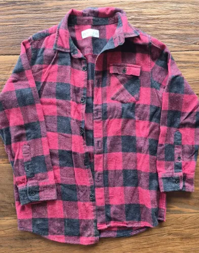 Camisa Xadrez Zara Infantil - festa junina
