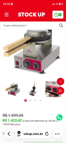 Máquina waffle