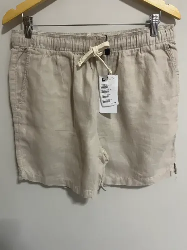 Short puro linho píer Foxton