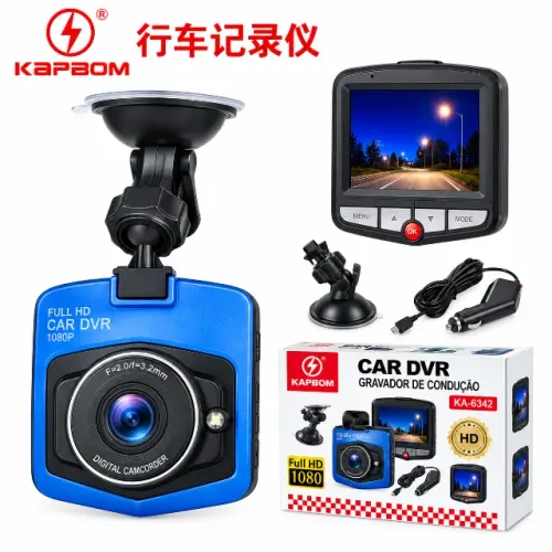 Câmera Veicular DVR Full HD 1080P 170° Visão Noturna Infravermelho Detecção de Movimento p