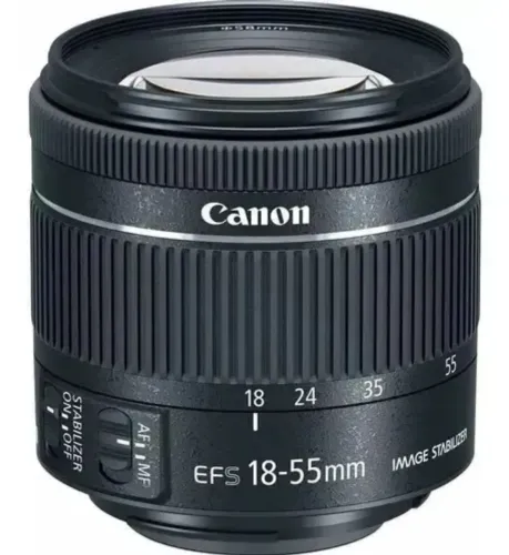 Lente canon 18-55mm para doação