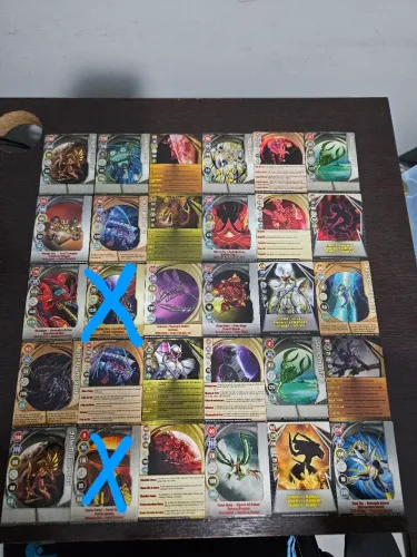 Lote de cartas bakugan
