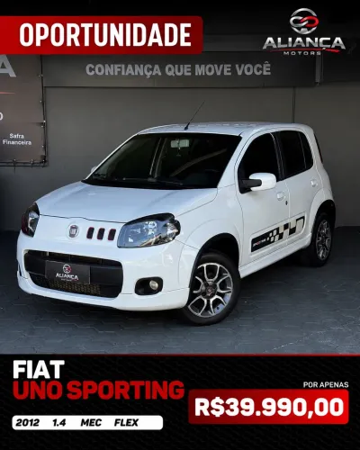 Fiat Uno Sporting 1.4 EVO Fire Flex 8V 4P 2012