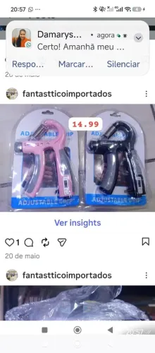 Aparelho de musculação para mãos 