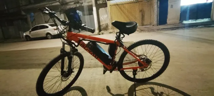 Bicicleta elétrica ótima para fazer entrega ou passeio