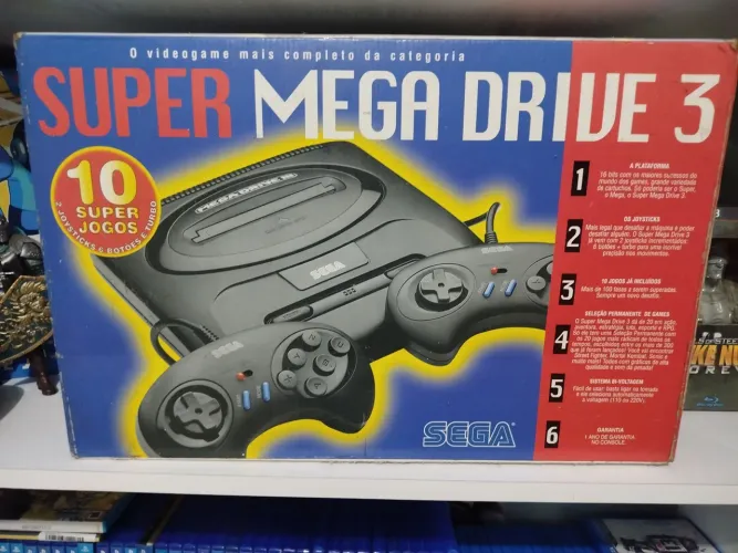 Caixa original Super mega Drive 3