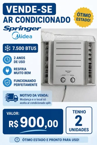 Ar Condicional Springer Midea Manual 7.000 btus