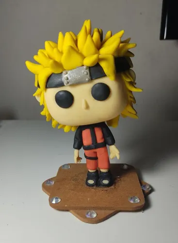 Naruto estilo funko pop de biscuit 