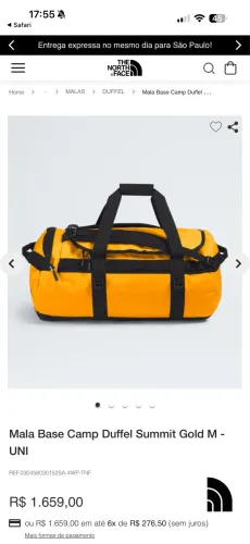 Duffel north face TAM M