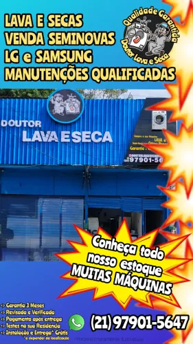 LAVA E SECA SEMINOVAS Tudo Funcionando c/Garantia Entrega Grátis*! pagamento após entrega