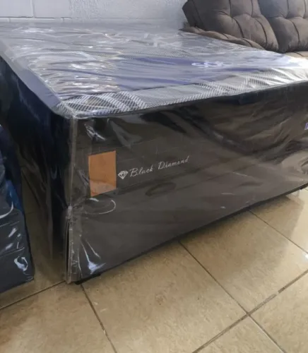Colchão de Casal Queen Black Diamond 1,58x1,98x66cm - SOL - FAZEMOS ENTREGA