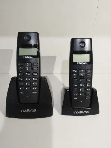 Telefone sem fio Intelbras TS 40 C - Kit com 2 aparelhos e ramal