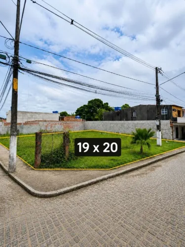 Lindo Terreno medindo 19x20 - 380m² - Ruas Pavimentadas