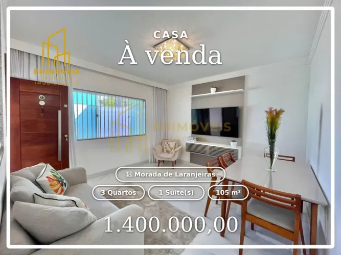 Maravilhosa Casa em Morada de Laranjeiras  Ideal para sua Família e com Área Gourmet!