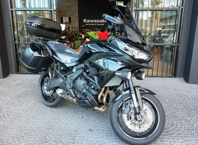KAWASAKI VERSYS 650 TOURER 2026 PRETA 0KM - EMPLACAMENTO GRÁTIS