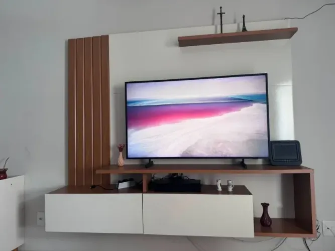 Painel para TV até 65 Polegadas - Kiara Casa 812 | 100% MDF