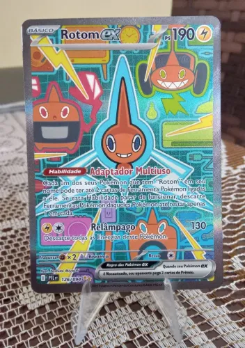 Carta Pokémon tcg do Rotom Ex 126/094 copag em estado Nm 