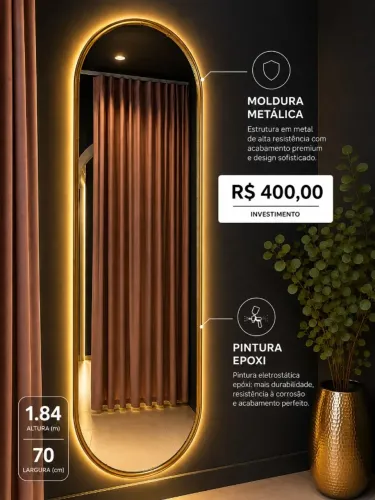 ESPELHO DE PAREDE