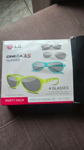 Kit de 4 Óculos 3D para TV LG