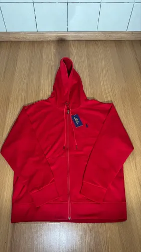 Moletom Ralph Lauren G vermelho